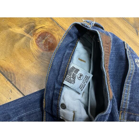 Billionaire Boys Club BBC Denim Astronaut Jeans Embroidered Blue Men's 34 - Picture 7 of 12